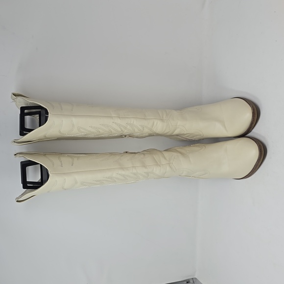 Altar'd State Jewell Off White Women's Western Boots Size 8 - Picture 2 of 6